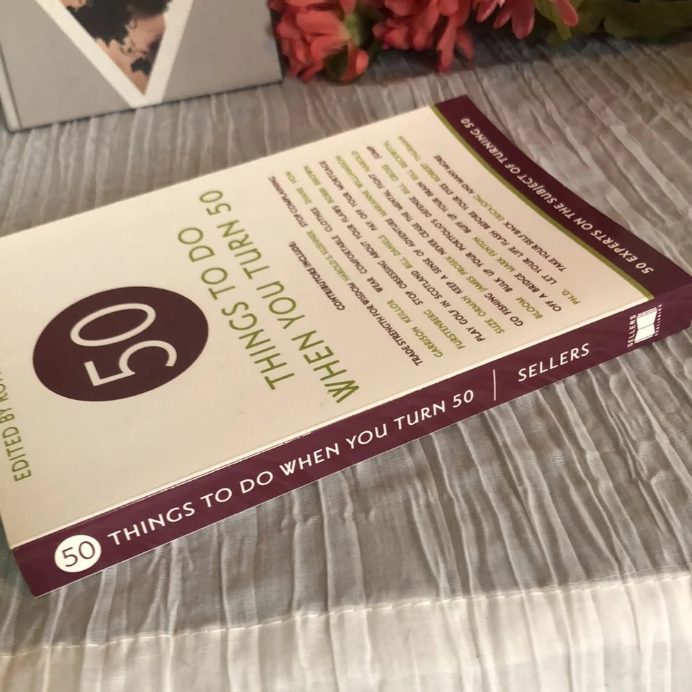 50 THINGS TO DO WHEN YOU TURN 50 book & LET THE ADVENTURE BEGIN travel journal